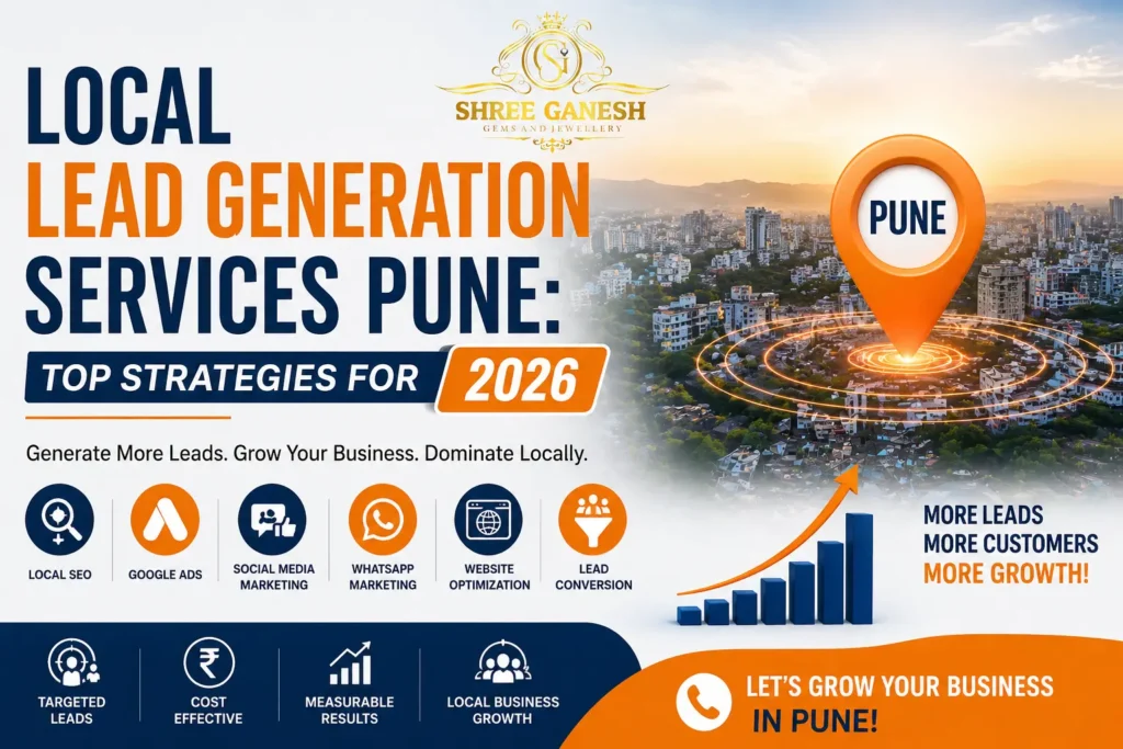 Local lead generation services Pune helping businesses generate quality leads through SEO, Google Ads and digital marketing